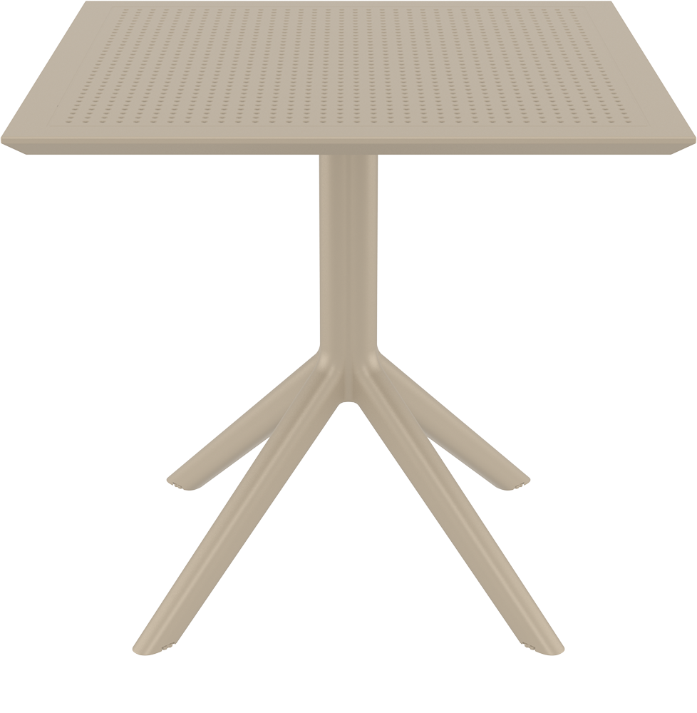 Sky table 80 in taupe