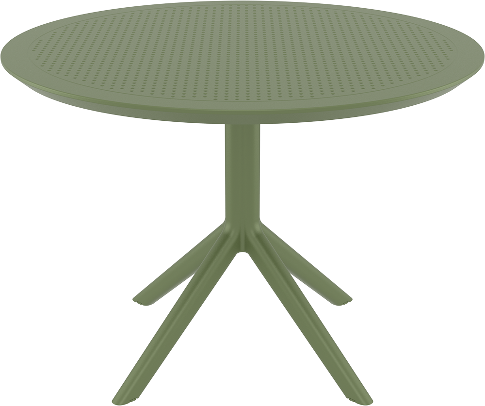 Sky table 105 in olijfgroen