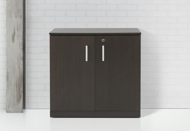 Draaideurkast Manager 85x90x42 cm donker eiken
