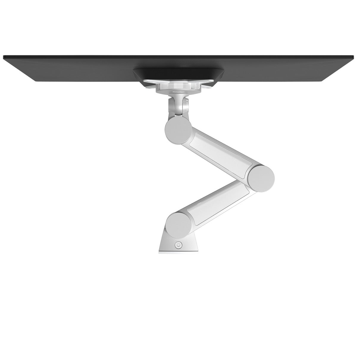 Wandmonitorarm BN222 met beeldscherm, van bovenaf gezien
