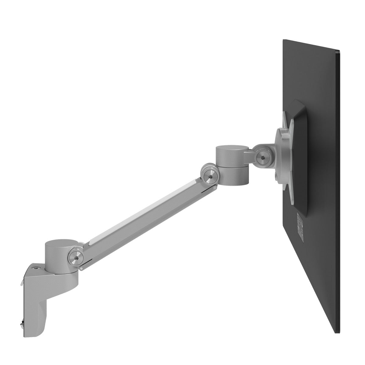 Rail-monitorarm BN512 met beeldscherm, van opzij