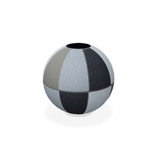 Zitbal Office Ballz Medley van Götessons, gemaakt van reststukken stof