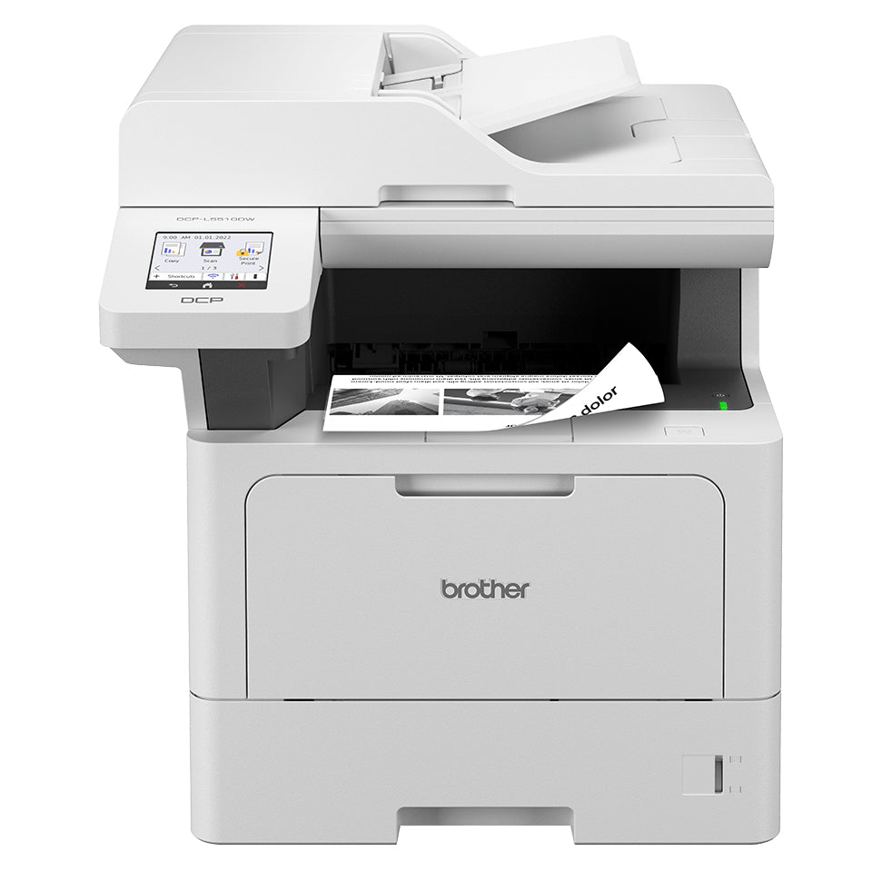 Brother MFC-L5715DN zwart-wit all-in-one laserprinter - vooraanzicht