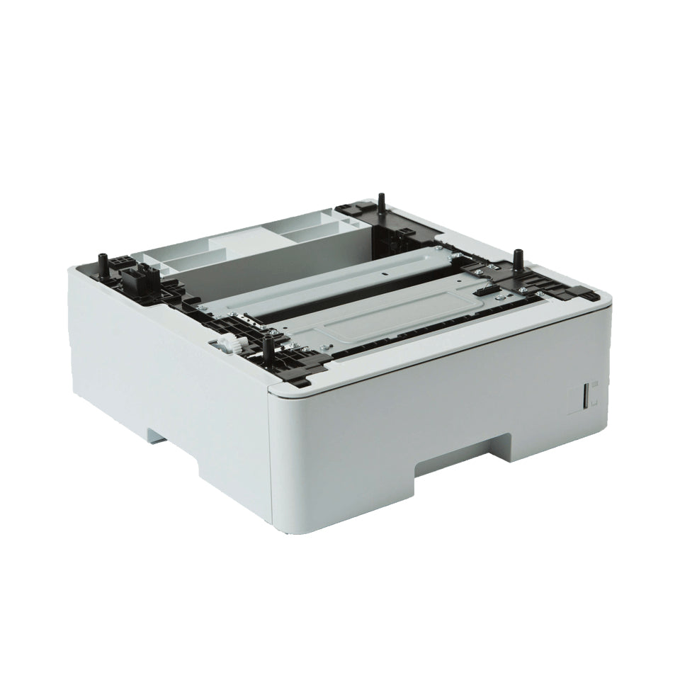 Brother LT-6505 papierlade in lichtgrijs voor 520 vel, schuin van boven