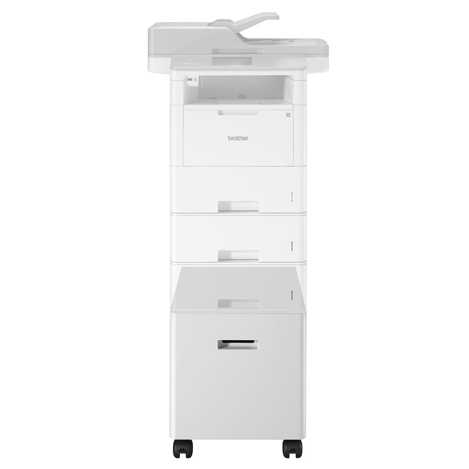 Brother onderkast ZUNTL6000W met een laserprinter erop