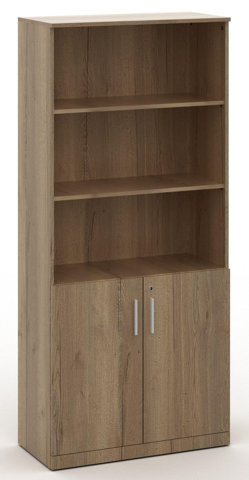Half open kast Manager 200x90x42 cm natuur eiken