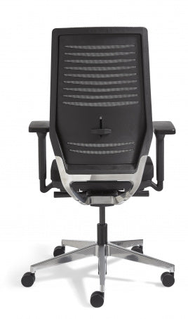 Custom PRO NPR bureaustoel mesh rug achteraanzicht