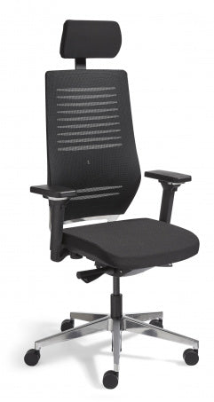 Custom PRO NPR bureaustoel met hoofdsteun