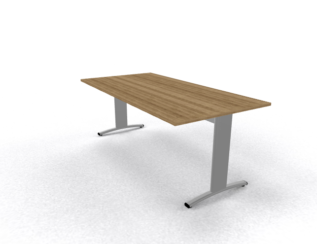 Vergadertafel 200 x 100 cm met Entrada onderstel