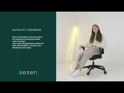 Se7en Sam LX151 bureaustoel, videostill met gebruiker
