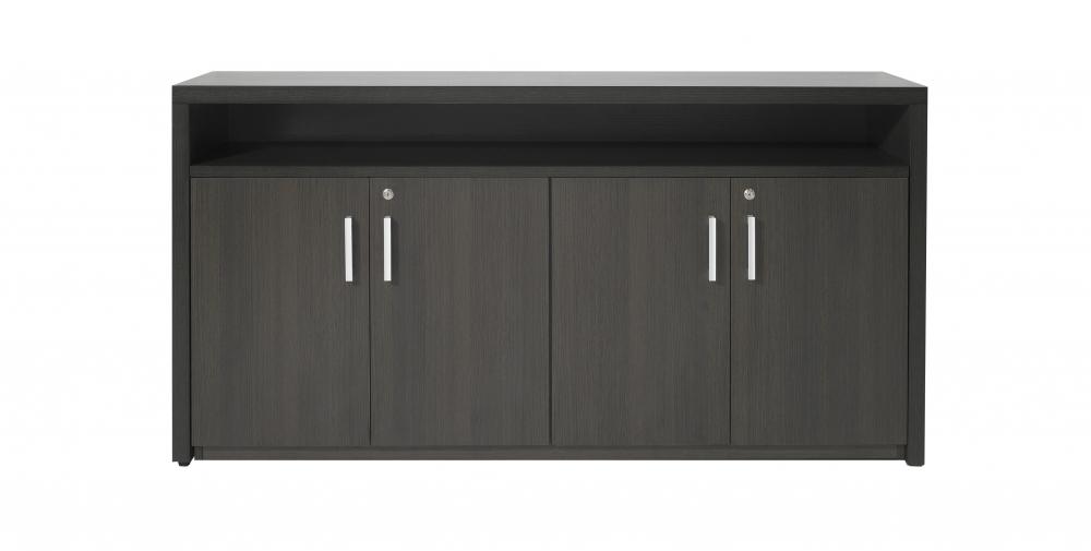 Dressoir Manager in antraciet met vier deuren