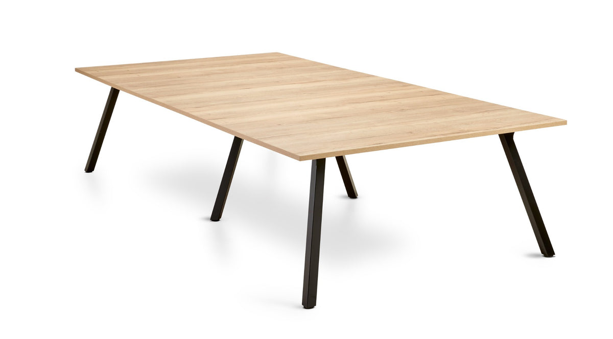 TMeeting 4 vergadertafel met rechthoekig blad