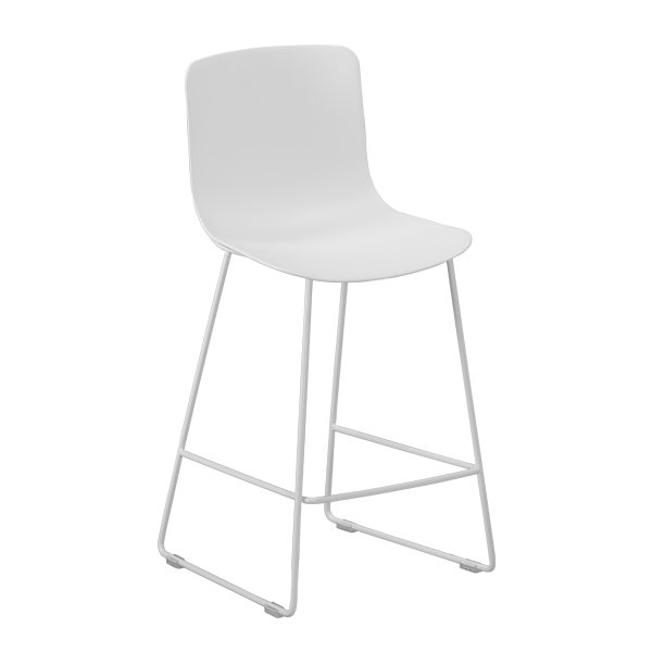 Milos Elle barkruk gestoffeerd, zithoogte 740 mm