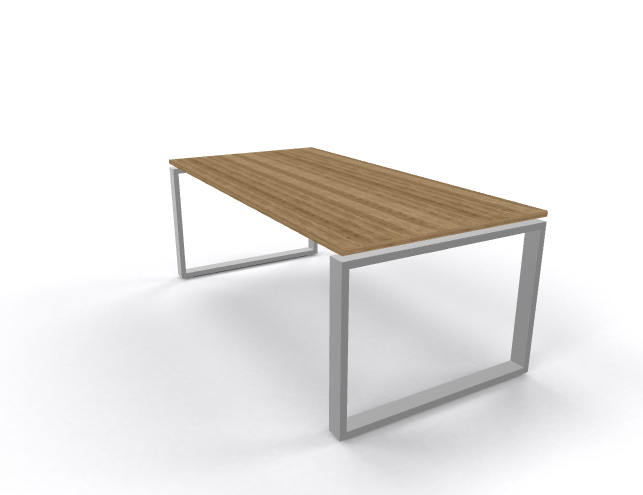 Vergadertafel 200 x 100 cm met Air2 onderstel