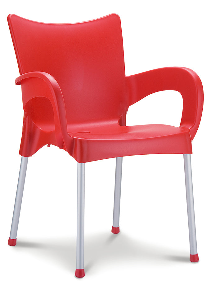 Romeo armstoel in rood
