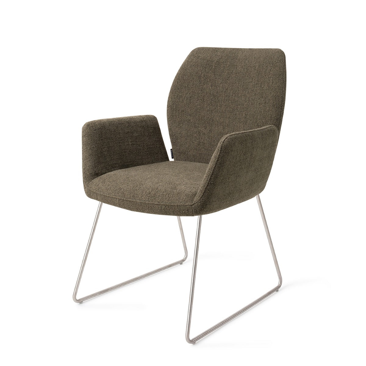 Misaki stoel met Slide onderstel steel
