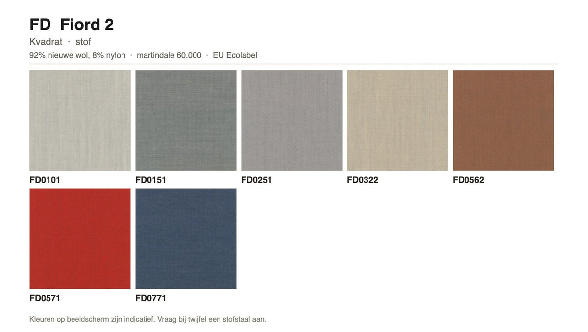 Stofgroep FD Fiord 2 van Kvadrat