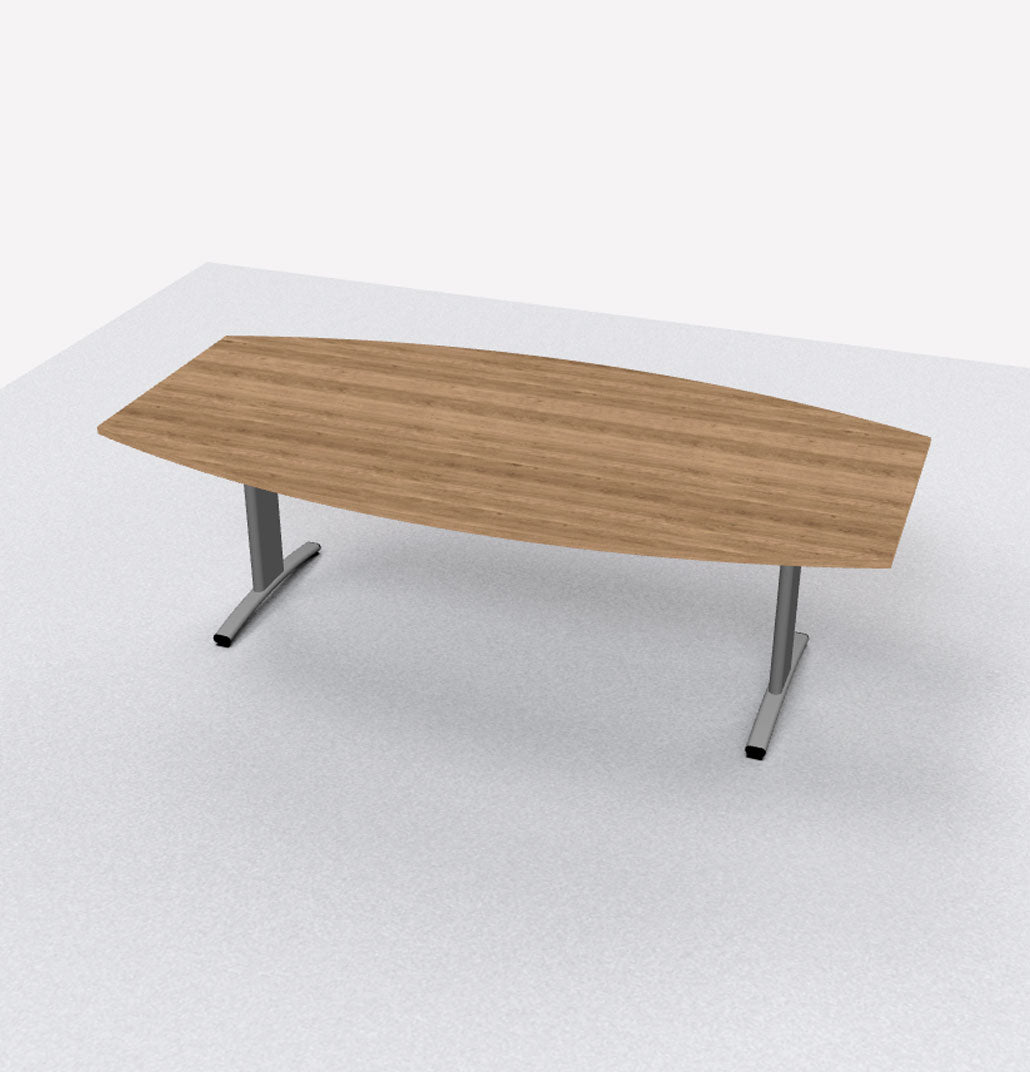 Tonmodel vergadertafel 240 x 120 cm in een vergaderruimte