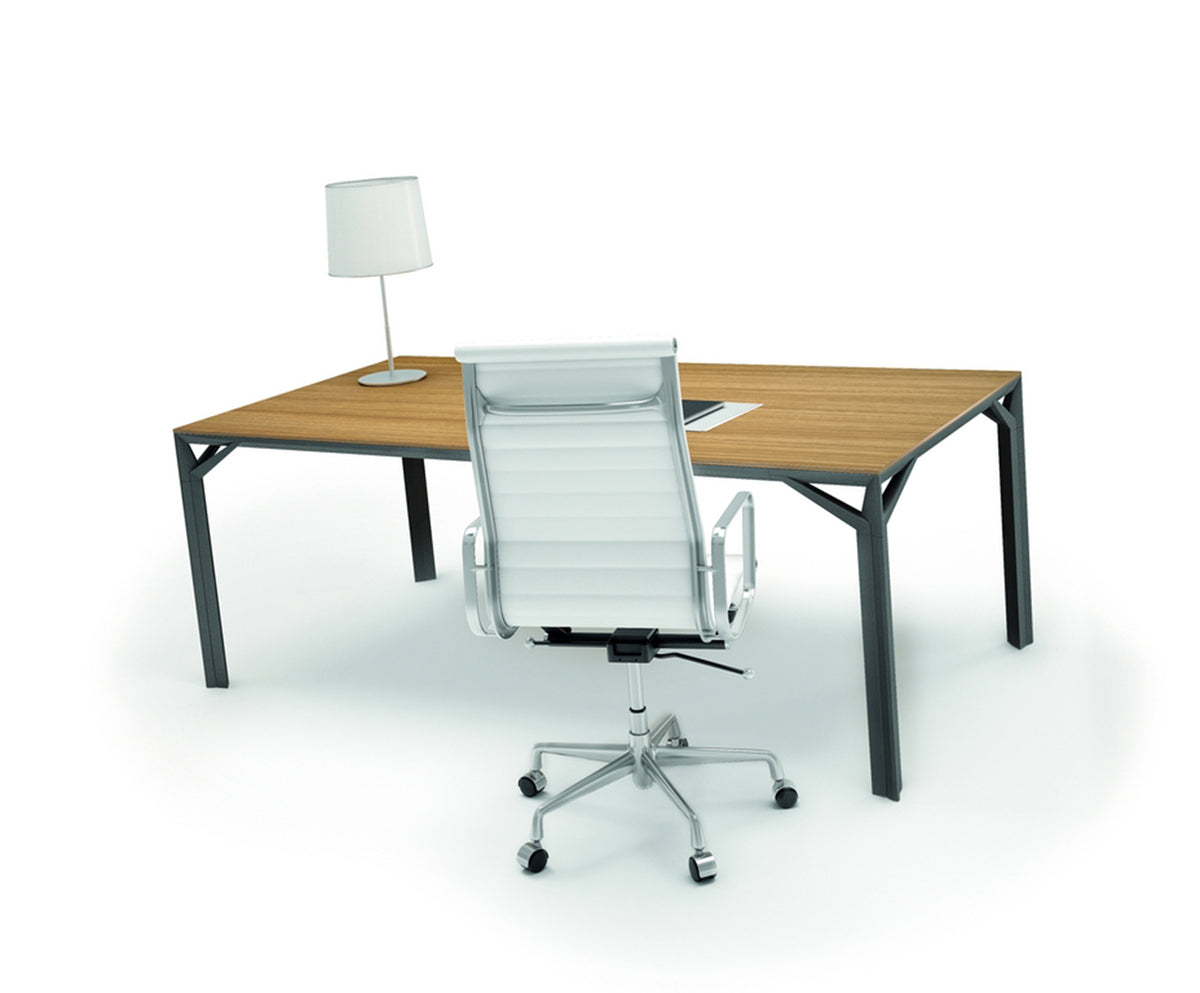 X8 recht directiebureau, detail bladrand