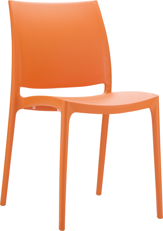 Maya stoel in oranje