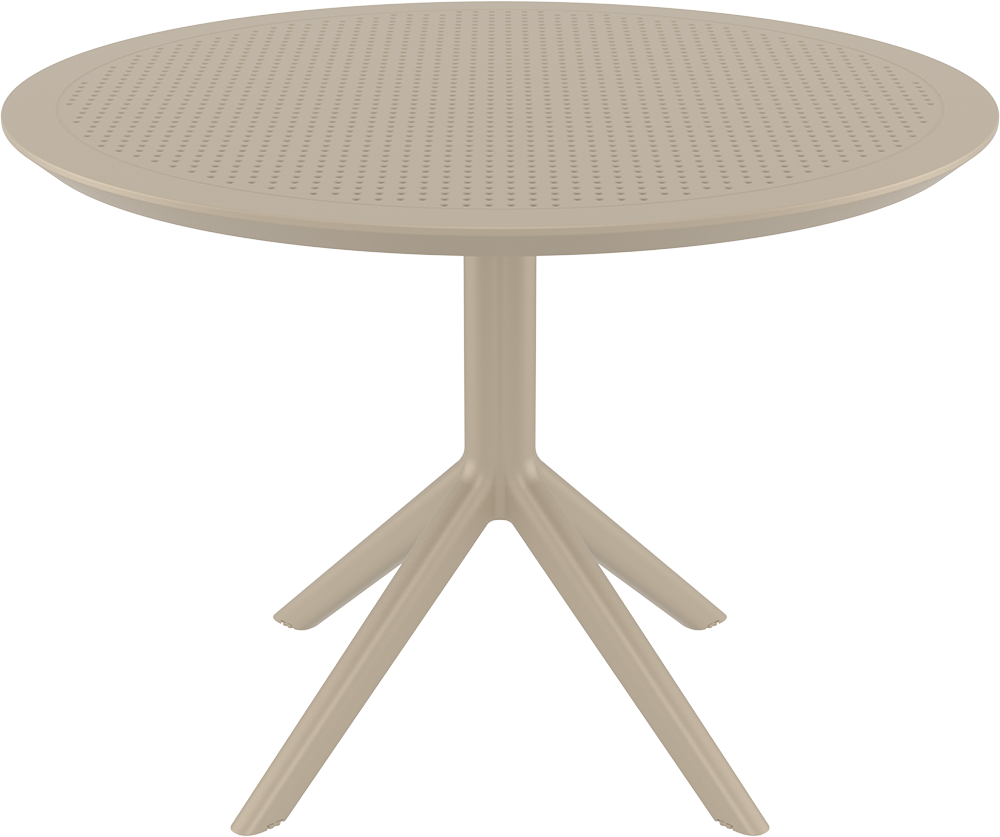 Sky table 105 in taupe