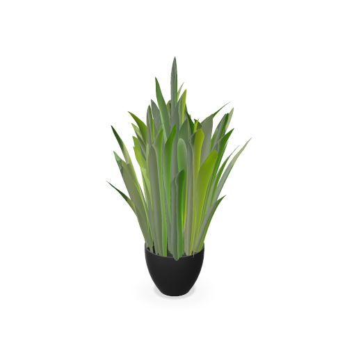 Kunstplant Sansevieria 900 mm inclusief zwarte pot - Götessons