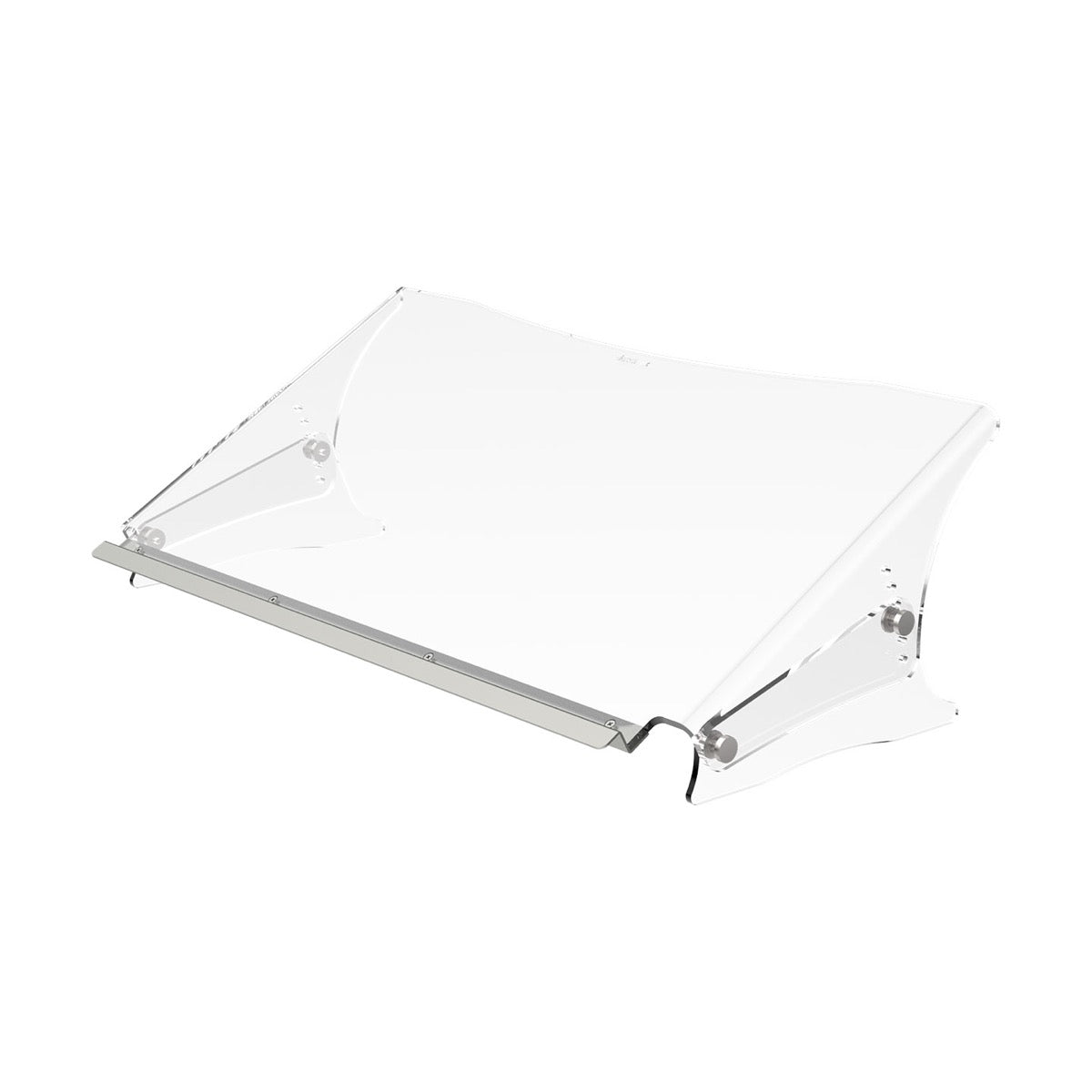 Verstelbare documenthouder BN440 van transparant acryl, leeg