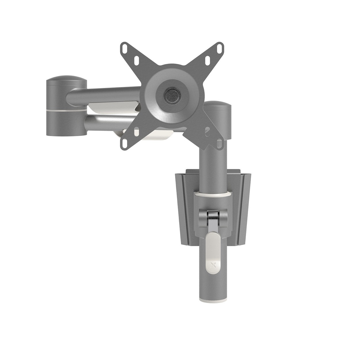 Wandmonitorarm BN052 in zilver met VESA-plaat