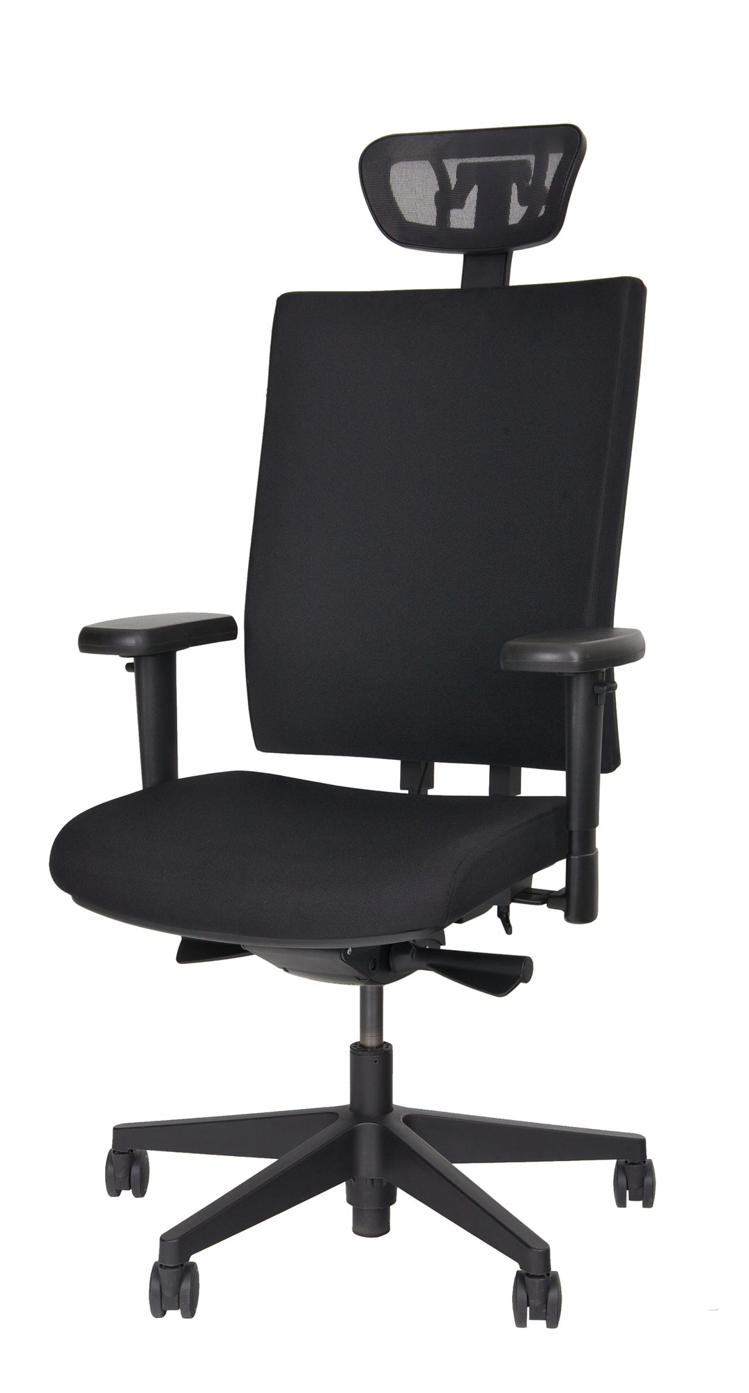 Bureaustoel WL87 NPR Comfort met hoofdsteun en zwart voetkruis