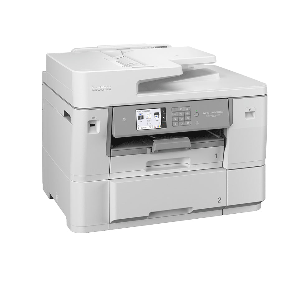 Brother MFC-J6959DW A3 multifunctional in wit met uitklapbaar bedieningsscherm