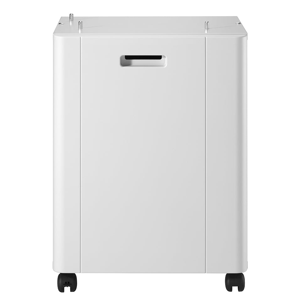 Brother ZUNTMFCJ5900Z1 onderkast in lichtgrijs op wielen, hoger model met greep aan de voorzijde
