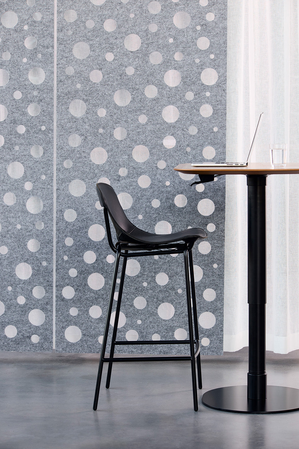 Roomdivider Divido Bubbles in geperst vilt