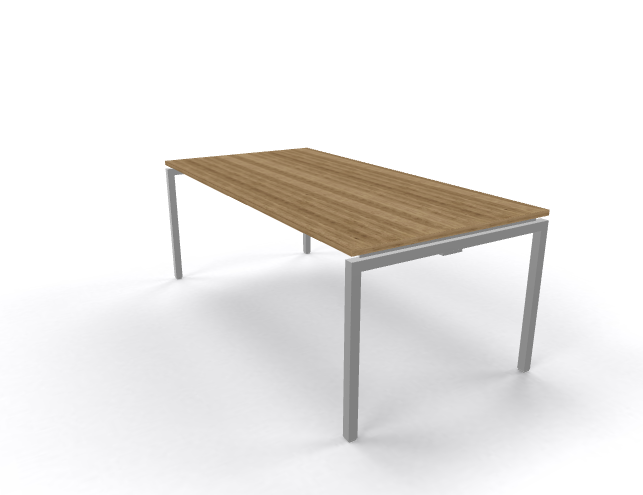 Vergadertafel 200 x 100 cm met Arca onderstel