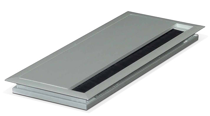 Aluminium kabeldoorvoerklep voor het bureaublad