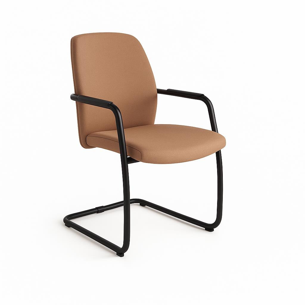 PASS 30 vergaderstoel met zwart frame