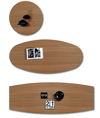 Overzicht van de acht melamine bladkleuren van de Q4-lijn