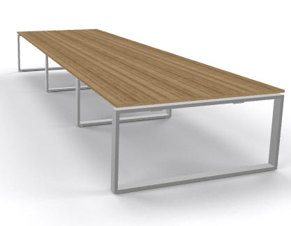 Vergadertafel 480 x 160 cm met Air2 onderstel