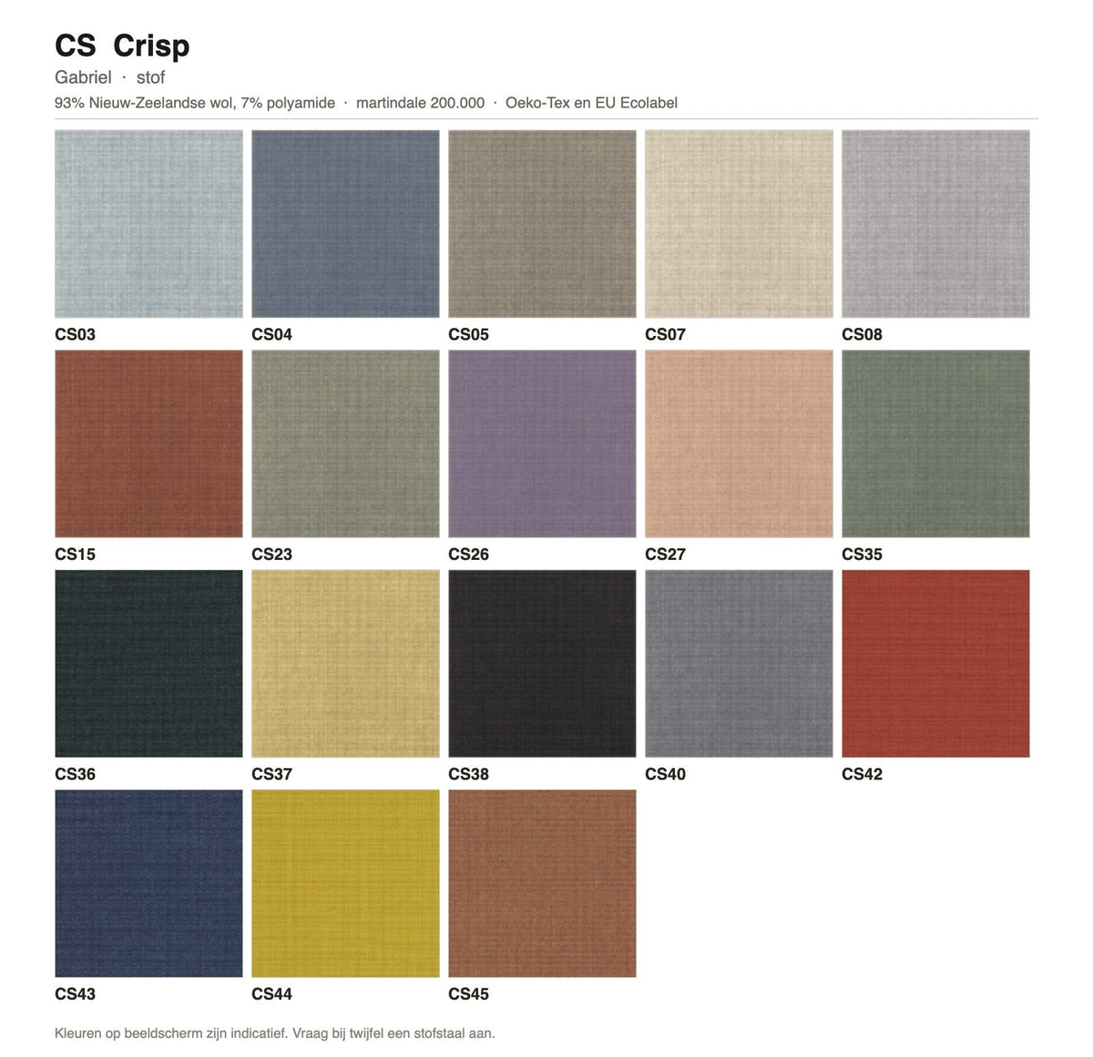 Stofgroep CS Crisp van Gabriel