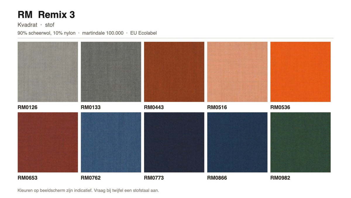 Stofgroep RM Remix 3 van Kvadrat