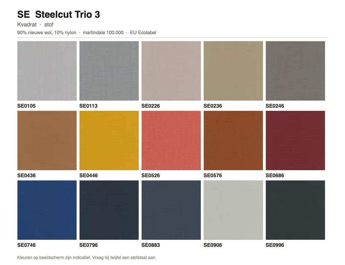 Stofgroep SE Steelcut Trio 3 van Kvadrat