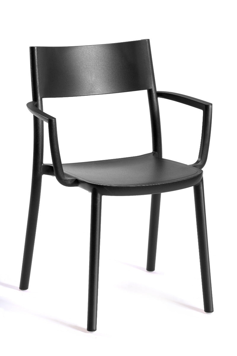 To-Me stoel met armleggers in antraciet